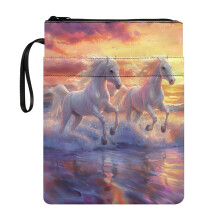 Gift Bag Polyester Fabric Book Sleeve Cover for Teachers 11.42 x 8.66 Inch for Paperbacks Hardcover Notebook Bible Journal Textbooks Handle