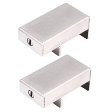 Masteelf Sliding Window Lock with Keys for Home Use No Drilling Required Stainless Steel Silver Color Fits Most Windows