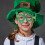 St. Patrick's Day Brille mit grünem Hut 4