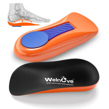 Gel Heel Cushion Cups With Arch Support, Plantar Fasciitis Relief, Pain, Achilles Tendonitis, Spur, Support - Women 9.5-13 & Men 8.5-12,Size L