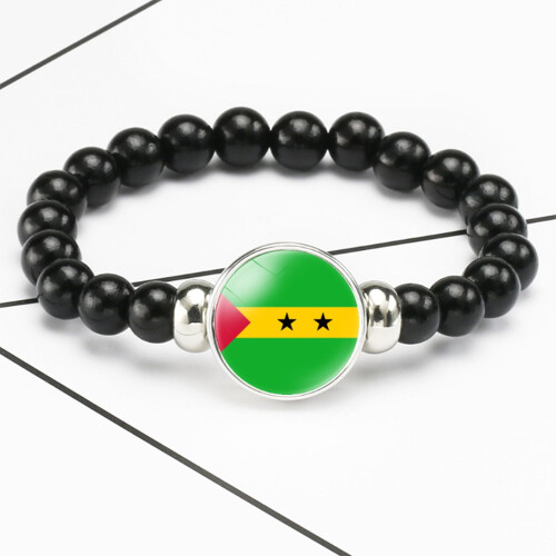 Acrecean Beaded Bracelet, Acrylic, Africa Countries