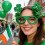 St. Patrick's Day glasses frames with shamrock design green 6