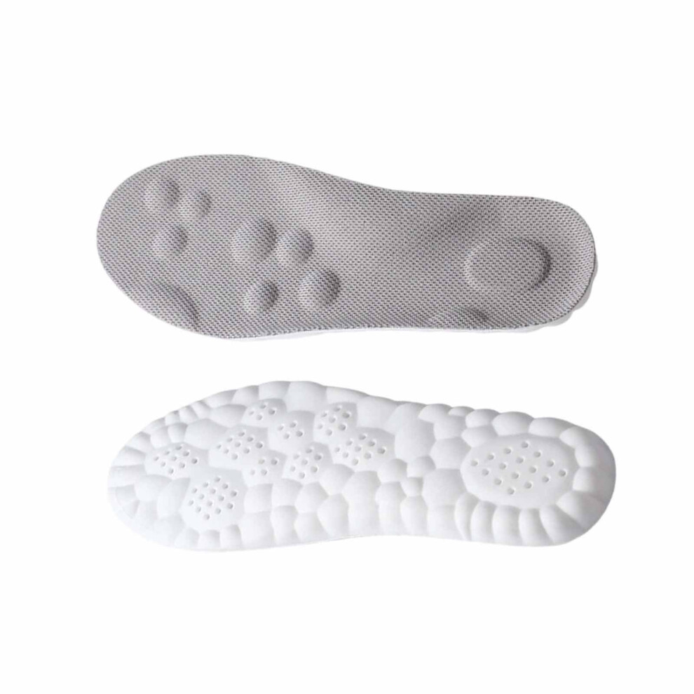 Cloud Height-Increase Insoles Memory Foam Grey