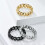 Άνδρες Γυναικεία Miami Cuban Link Δαχτυλίδι Spinner Απλό από Ανοξείδωτο Ατσάλι Punk Gfit-Style 1