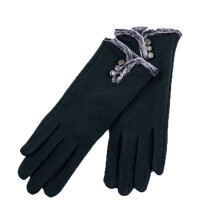 Three-Open Winter Gloves - Women's Velvet Thermal Design for Cycling & Touchscreen Use