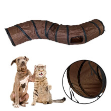 Collapsible Cat Toy Tunnel for Pet Play - and Toy Tunnels for Cats and Small Animals to Explore Hide and Enjoy