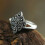 925 Sterling Silver Oval Marcasite Adjustable Ring A3330-10 2