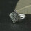 925 Sterling Silver Oval Marcasite Adjustable Ring A3330-10 5