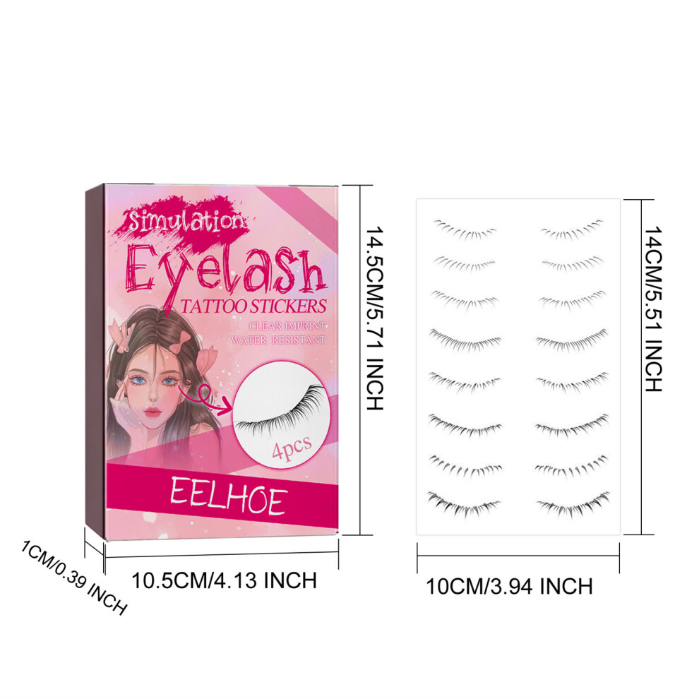 Dachuang Beauty Waterproof False Lower Eyelash Stickers For Women