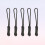 Handbag Zipper Puller Black 20 Pcs 6