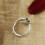 925 Sterling Silver Oval Marcasite Adjustable Ring A3330-10 8