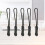 Handbag Zipper Puller Black 20 Pcs 8