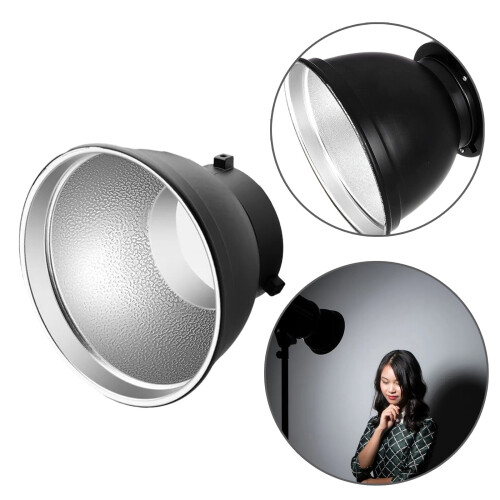 HYROOY 18cm Standard Reflector Diffuser for Mount Studio Light Standard Reflector Lamp Shade Dish 1