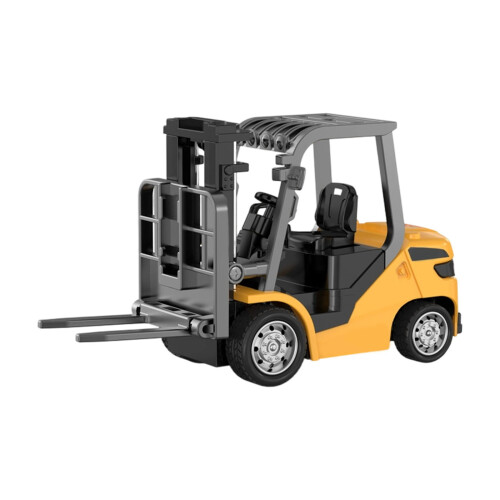 Alloy Engineering Vehicle with Bluetooth Remote Control Forklift Simulation Model Durable Alloy and ABS Material