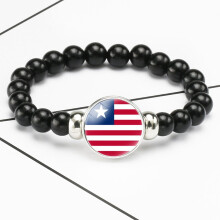 Acrecean Beaded Bracelet, Acrylic, Africa Countries