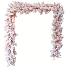 Flocked Artificial Christmas Garland – 47in to 106in,