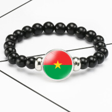 Acrecean Beaded Bracelet, Acrylic, Africa Countries