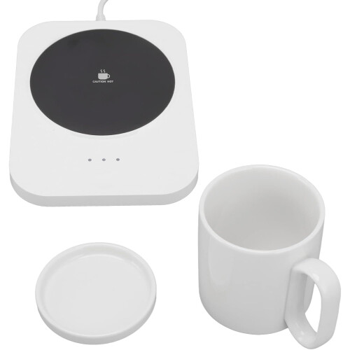 Smart Mug Warmer USB Powered Heating Coaster 3 Gears Temperature Control with Memory Function for All Flat Bottom Cups 1