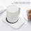 Smart Mug Warmer USB Powered Heating Coaster 3 Gears Temperature Control with Memory Function for All Flat Bottom Cups 3