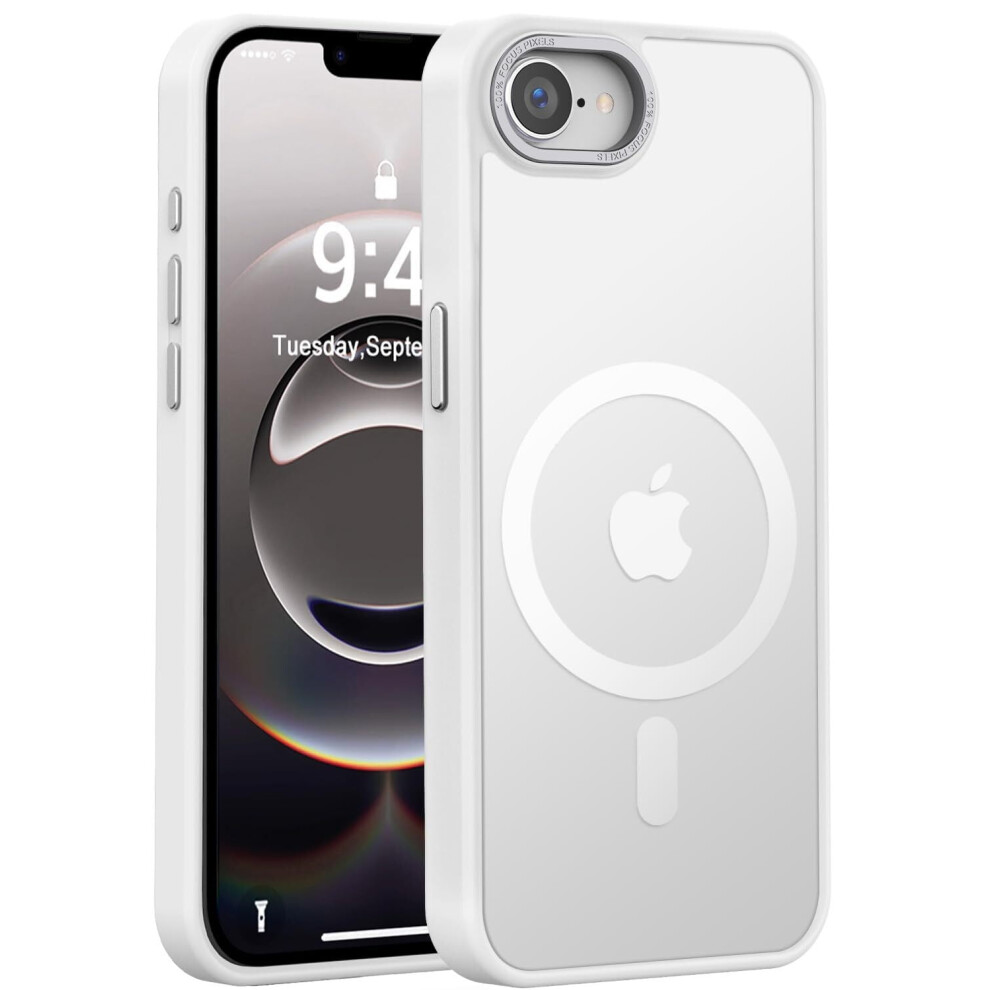 Iphone 16E Case Â Magnetic, Magsafe Compatible, 13Ft Military Drop Protection, Slim Translucent Matte Shockproof, Anti-Fingerprint, Black 9132278084756