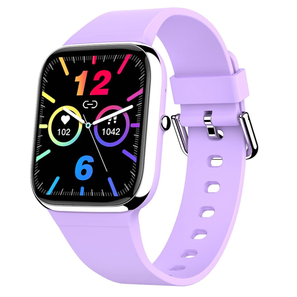 Aurorax 1.83 In Smart Watches For Women, Bluetooth Calls/Messages Sports Mode Message Notification 10-Day Battery Android Smart Watch (Pink) Pink 9101399524786
