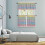 Wood Striped Kitchen Curtains and Valances Set Pink Blue 6