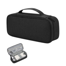 Electronics Accessories Storage Pouch (25x12x6.5cm) for Phone Chargers, Cables, Power Banks & Tech Gadgets – Portable Organizer Bag