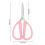 Stainless Steel Scissors Pointed Small 1 Pair 2