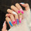 (XS) 3D Blush Pink Almond Press On Nails - 10Pcs 1