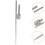 Stainless Steel Ground Stake Flagpole Rod 1 Set Fixed Base Spike 6