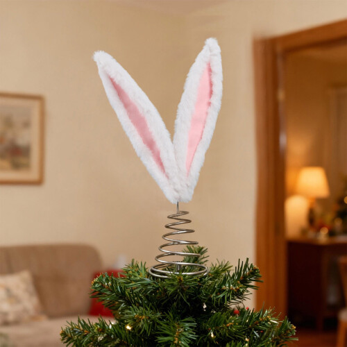Easter Rabbit Ear Tree Topper Ornament Small 1