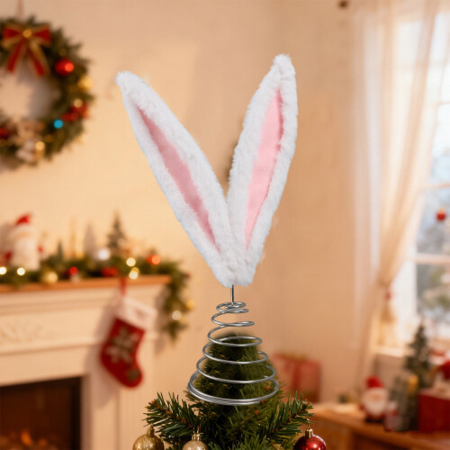 Easter Rabbit Ear Tree Topper Ornament Small 2