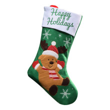 Christmas Stockings Clearance Set – Large Santa, Snowman, Reindeer Designs for Fireplace, Gifts & Candy Pouches – Compatible with Standard Hooks