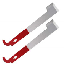 1pc Stainless Steel Bee Hive Tool J Hook Bee Frame Lifter and Scraper Equipment Tool