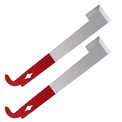 1pc Stainless Steel Bee Hive Tool J Hook Bee Frame Lifter and Scraper Equipment Tool