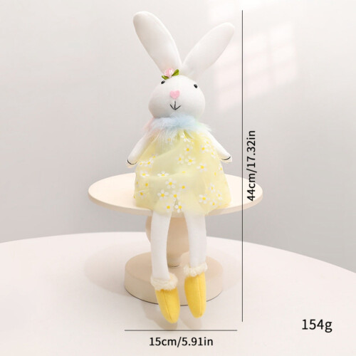 Håndlavet påskehare plyslegetøj 32 cm 2