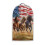 Galloping Horses on US Flag 1pc Protective Case Polyester Waterproof for Women 1