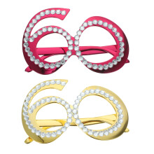 Fun Birthday Party Glasses 60th Birthday Glasses 60 Years Old Birthday Celebrations Costume Photo Booth Props For Memorable Party Supplies
