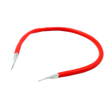 0.5m 16 Square 100A Heavy Duty Car Booster Jumper Ground Cables (Red)