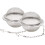 2PCS Stainless Steel Mesh Tea Infuser, 2.1 Inch Tea Ball, Strainer Tea Diffuser, Steeper for Filtering Tea small 1