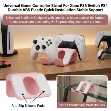 (pink) Game Stand for Xbox/PS5/Switch - ABS Plastic