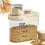 PET Bean Storage Container with Airtight Seal – 1200ml or 5