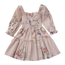 Pink Princess Dress for Girls, Long Sleeve Play Dress – Compatible with Kids' Summer & Autumn Outfits