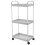 Bedside Cart for Baby Essentials Rolling Craft Office White 1