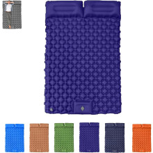 Travel Air Mattress – Waterproof, Foldable Inflatable Sleeping Pad for Camping, Hiking, Backpacking & Picnics; Compatible with Standard Pumps
