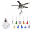 Ceiling Fan Pull Chain Extender Beaded 1 Pack 2