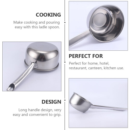 Water Ladle Set 2pcs Kitchen Scoop Long Handle for Effortless Cleaning 2