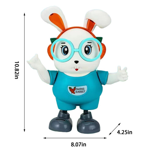 Dancing Singing Bunny Toy with Lights and Music 1 pc 2