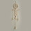 Boho macrame wall hanging white skull tapestry 42 inch 4
