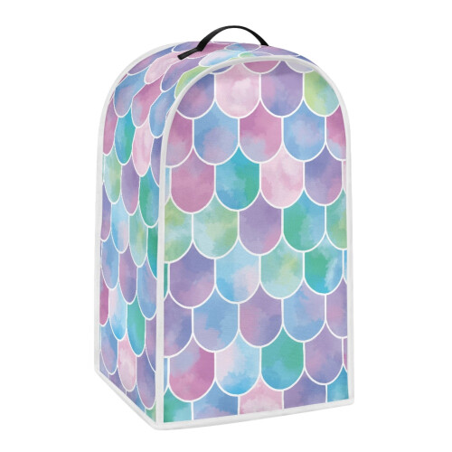 Mermaid Scale Art Blender Cover with Universal Handle 1